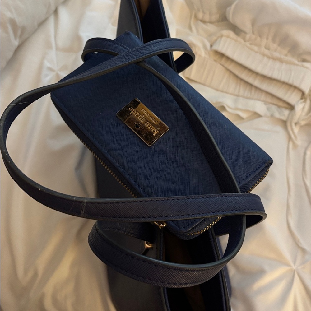 Kate Spade Royal Blue Tote Bag - Picture 5 of 6